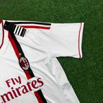 Camisa Retrô AC Milan Home I 11/12 – Ibrahimović #11 – Branca – Torcedor Masculina