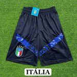 (DEFEITO) Short Itália Azul 22/23 - ESCUDO DOURADO