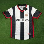 Camisa Retrô PSV Away II 98/99 - Preta e Branca - Masculina