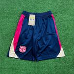 Short Barcelona Fc 24/25 - Azul Marinho (ROSA/BEGE)