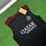 Psg Regata 2024/25 - Preto / Detalhe Vermelho Vinho 