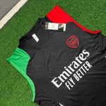 Regata Arsenal Fc Treino 24/25 Preto/vermelho/verde