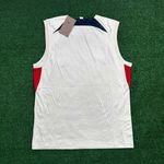 Regata Psg 23/24 - Masculino Bege/azul (ESCUDO OFF WHITE)