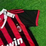 Camisa Retrô AC Milan Home I Pirlo #21 09/10 - Vermelha e Preta