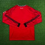 Camisa Manga Longa Manchester United Home I 25/26 - Vermelha - Adidas - Torcedor Masculina