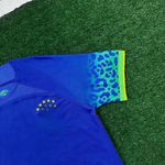 Brasil Copa do Mundo de 2022 - Torcedor Masculina Azul