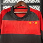 Camisa Recife Home I 25/26 - Vermelha e Preta - Torcedor Masculina