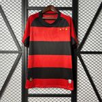 Camisa Recife Home I 25/26 - Vermelha e Preta - Torcedor Masculina