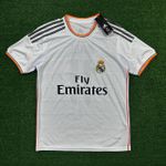 Camisa Retrô Real Madrid Home I 13/14 - Branca - Bale #11