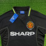 Camisa Retrô Manchester United Third III 98/99 - Preta - Masculina