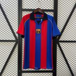 Camisa Retrô Barcelona Home I 01/02 - Azul/Vermelha - Masculina