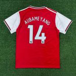 Camisa Retrô Arsenal Home I 2020 - Aubame yang #14 - Vermelha/Branca - Torcedor Masculina 