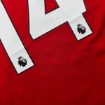 Camisa Retrô Arsenal Home I 2020 - Aubame yang #14 - Vermelha/Branca - Torcedor Masculina 