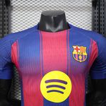 Camisa Barcelona Home I 25/26 - Azul/Vermelha - Jogador Masculina