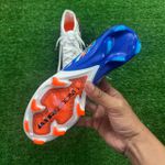 Chuteira Campo Nike Air Zoom Mercurial Vapor 16 Elite (FG) – Branco/Azul