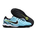 Chuteira Society Nike Tiempo Legend 10 Academy (TF) – Azul Claro/Preta