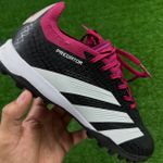 Chuteira Society Adidas Predator 24 Elite (TF) – Rosa/Preta