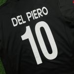 Camisa Retrô Juventus Home I 01/02 - Del Piero #10 - Preta - Torcedor Masculina 
