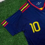 Camisa Retrô Espanha Away II 2010 - Fàbregas #10 Azul - Torcedor Masculina 