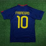 Camisa Retrô Espanha Away II 2010 - Fàbregas #10 Azul - Torcedor Masculina 