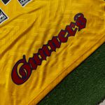 Camisa Retrô Arsenal Away II 96/97 - Henry #14 - Amarela/Azul - Torcedor Masculina