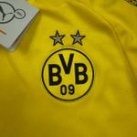 Camisa Retrô Borussia Dortmund Home I 19/20 - Reus #11 - Amarela/Preta - Torcedor Masculina 