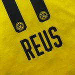 Camisa Retrô Borussia Dortmund Home I 19/20 - Reus #11 - Amarela/Preta - Torcedor Masculina 