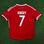 Camisa Retrô Bayern de Munique Home I 12/13 - Vermelha - Ribéry #7 - Torcedor Masclina
