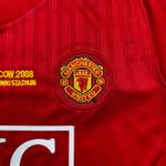 Camisa Retrô Manchester United Home I 07/08 - Ronaldo #7 - Vermelha - Masculina 