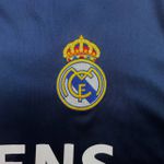 Camisa Retrô Real Madrid Away II 05/06 - Ronaldo #9 - Azul Marinho - Torcedor Masculina