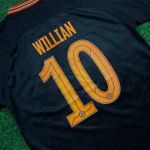 Camisa Retrô Chelsea Third III 2019 - Preta - Willian #10 - Torcedor Masculina 