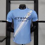 Camisa Manchester City Home I 25/26 - Azul - Jogador Masculina