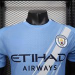 Camisa Manchester City Home I 25/26 - Azul - Jogador Masculina