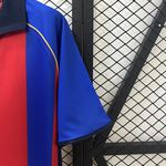 Camisa Retrô Barcelona Home I 01/02 - Azul/Vermelha - Masculina