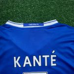 Camisa Retrô Chelsea Home I 17/18 - Kanté #7 - Azul - Masculina 