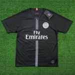 Camisa Retrô PSG Champions League 18/19 - Neymar Jr. #10 - Jordan - Preta - Masculina