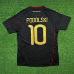 Camisa Retrô Alemanha Away II 10/11 - Preta - PODOLSKI #10 - Masculina