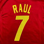 Camisa Retrô Espanha Home I 02/03 - Vermelha - Masculina Raul #7