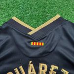 Camisa Retrô Barcelona Away II 20/21 - Suárez #9 - Preta - Torcedor Masculina Luis Suárez #9