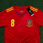 Camisa Retrô Espanha Home I 2012 - Vermelha - Masculina Xavi #8
