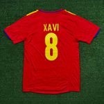 Camisa Retrô Espanha Home I 2012 - Vermelha - Masculina Xavi #8