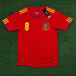 Camisa Retrô Espanha Home I 2012 - Vermelha - Masculina Xavi #8