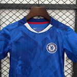 Conjunto Infantil Chelsea Home I 25/26 - Azul 
