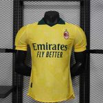Camisa AC Milan Third III 25/26 - Preta - Jogador Masculina