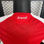 Camisa Arsenal Home I 25/26 - Vermelha - Jogador Masculina