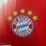 Camisa Bayern de Munique Home I 25/26 - Vermelha/Branca - Torcedor Masculina