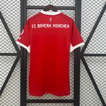 Camisa Bayern de Munique Home I 25/26 - Vermelha/Branca - Torcedor Masculina