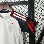 Conjunto Infantil Flamengo Away II 25/26 - Branco