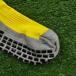 Meia Antiderrapante Esportiva Klv - Amarelo