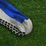 Meia Antiderrapante Esportiva Klv - Azul Escuro